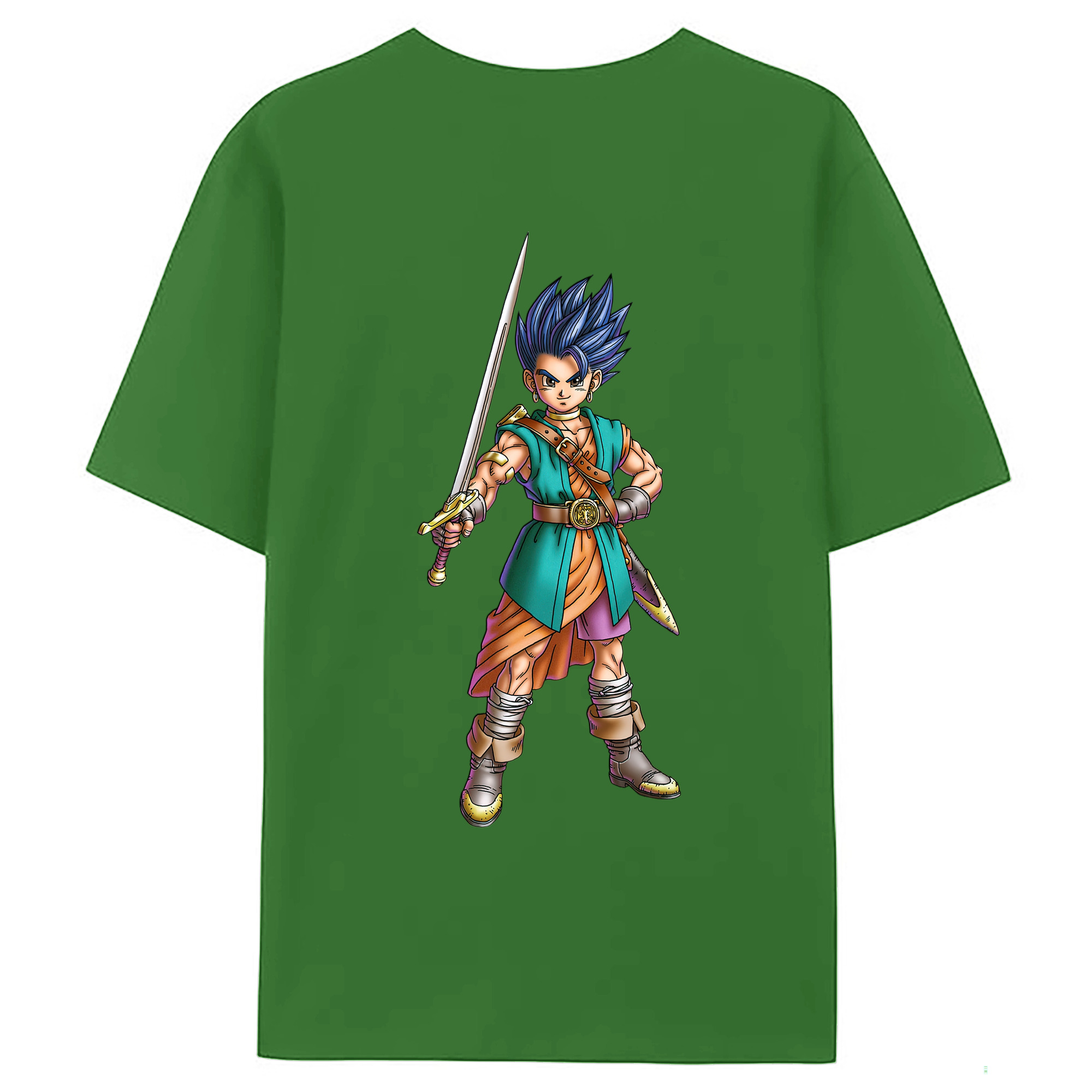 （画像用） ドラゴンクエスト Doragon Kuesuto Dragon Quest レディース半袖Tシャツ(バックプリント)